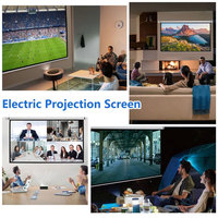 Écrans de projection électriques muraux et de plafond en gros, écrans de projection OEM personnalisés