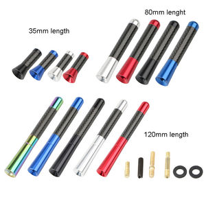 ธงเสาอากาศรถยนต์อเนกประสงค์สำหรับตกแต่งหลังคารถออฟโรดเสาอากาศอะลูมิเนียมคาร์บอนไฟเบอร์ขนาด3.5ซม./8ซม./12ซม. ปรับแต่งโลโก้ได้ - Product Image 2