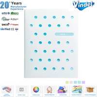 Lot de 20 pochettes A5 pour dossiers, classeurs d'art, protège-documents en PP, classeurs de présentation transparents en plastique pour l'école