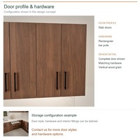 Meuble de cuisine moderne en bois massif avec portes à battants, aménagement en L, dimensions personnalisées, rangement par tiroirs et boîtes en panneaux mélaminés