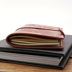 A6 Bloc-notes de voyage en cuir PU gravé de 144 pages pour le collège - Product Image 6