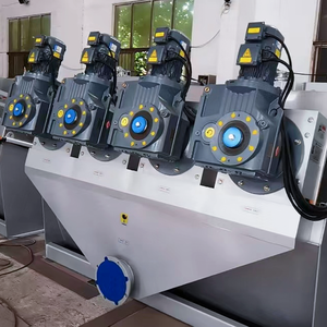 Hochwertige kunden spezifische Edelstahl-Mehrscheiben-Schnecken presse Schlamme nt wässer ungs anlage SPS-Motor pumpe 1 Jahr Garantie - Product Image 3