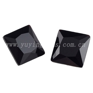Đá Cubic Zirconia Lớn Đá Màu Đen Lỏng Đá Quý Thô - Product Image 1