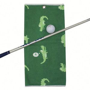 Serviette de golf magnétique à séchage rapide pour la gym, avec logo personnalisé, vente en gros - Product Image 1