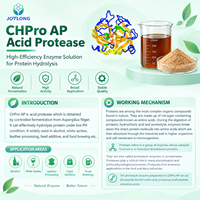 Enzyme CHPro AP (Acide Protéase) à haute activité et stable à la chaleur pour la production de granulés d'aliments pour volailles et bétail en usine d'alimentation animale