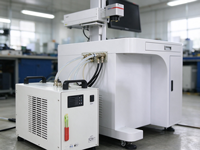Mesin Penanda Laser UV 3W Bench Top Non-Damaging untuk Pengukiran Laser Dingin pada Penandaan Dial Jam Kaca