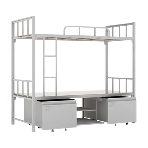 <span class=keywords><strong>Lit</strong></span> superposé triple pour adultes Fournisseurs Prix bon marché à vendre Auberge de jeunesse en fer moderne pleine grandeur avec rangement en métal <span class=keywords><strong>Lit</strong></span> double superposé - Product Image 6