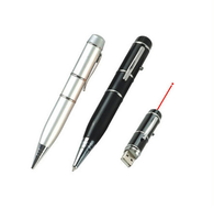 Penna USB con Logo Personalizzato, Chiavetta USB 8GB 16GB 32GB 64GB 128GB USB 2.0 3.0, Penna a Sfera con Puntatore, Mini Flash Drive