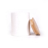 Pot de stockage en bambou avec couvercle hermétique, sucrier contenant pour le sel, le café ou le thé, pour la cuisine, garder les aliments frais, Dr