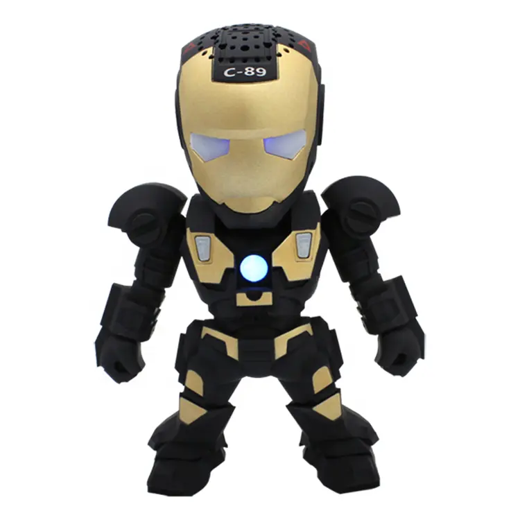 C-89 Iron Robot Man Spielzeug Mini BT Werbe-Wireless-Lautsprecher