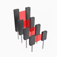 Capteur laser à fibre optique diffuse à large faisceau avec sonde et câble