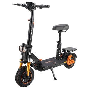 EU Stock 800W 48V 18Ah 45km/h TWOFISH V5 MAX Electric <b>Scooter</b> Front 11 inch & Rear 10 inch Tires with Seat - Product Image 3
