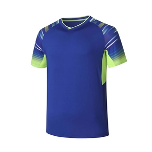 Tên Đội Tùy Chỉnh Số Thăng Hoa Polyester Cầu Lông Quần Áo Cầu Lông Tennis Jersey Áo Thun Unisex - Product Image 5