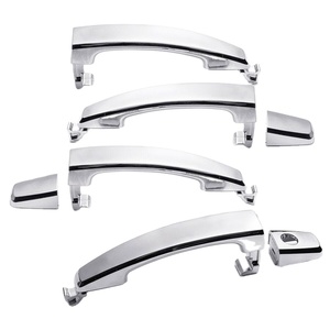 <span class=keywords><strong>4</strong></span> pièces pièces automobiles poignée de porte extérieure de voiture chrome avant arrière gauche droite pour Chevrolet Epica 2007-2009 96468266 96468280 96468306 - Product Image 1