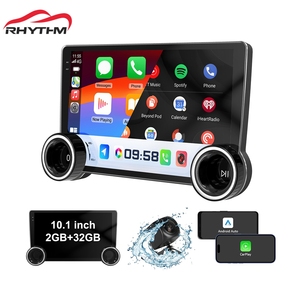 Nhịp điệu 10.1 inch IPS Android đài phát thanh xe 8 lõi GPS NAVI FM gương Liên kết màn hình cảm ứng 1 DIN phổ âm nhạc video - Product Image 2