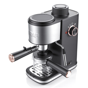 RAF 800W Drip Coffee <b>Machine</b> With 5Bar and 240ml Capacity Stainless Style Design <b>Rotary</b> Switch for Home Brewing Drip Coffee Make - Product Image 1