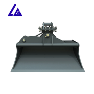Godet hydraulique inclinable de qualité supérieure, renforcé, 1500 mm, 0,35 m³, pour nivellement de précision et aménagement paysager - Product Image 4
