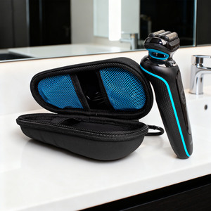 Étui de rangement pour rasoir électrique <span class=keywords><strong>Braun</strong></span> <span class=keywords><strong>Series</strong></span> 5 M4000cs <span class=keywords><strong>Series</strong></span> 9 9516s, housse de protection S106, sac de voyage en matériau EVA, modèle GC-1896 - Product Image 4