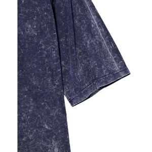 2025 T-shirt lavé à l'acide pour hommes tissu tricoté respirant séchage rapide et stock d'été, vêtements en vrac, balle de vêtements mélangés, vêtements d'occasion - Product Image 4