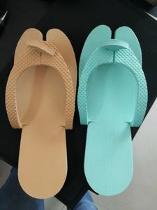 Custom Wegwerp Eva Foam Pedicure Slippers Flip Flop Zwart Wit Ideaal Voor Hotel Spa Zandstrand - Product Image 6