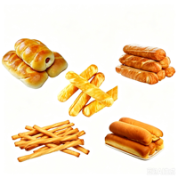 Ligne de production complète de pain directement de l'usine, machines de boulangerie personnalisées OEM pour projet de boulangerie