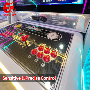 Máquina recreativa arcade retro de 32 pulgadas con pantalla LCD de alta definición, consola de videojuegos de lucha vertical con monedas españolas, <span class=keywords><strong>Pandora</strong></span> Box profesional de metal - Product Image 3