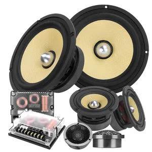 Fabrik High-End 6.5 Zoll 3 Weg-Komponente Lautsprecher Auto Koaxial Audio Lautsprecher 6.5 Zoll 160 W