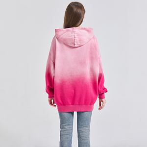Oversized Pullover Hoodie <b>Spray</b> Dye Ombre 100% Cotton / CVC Fleece or French Terry Custom Print Streetwear - Product Image 5