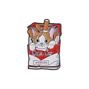 เข็มกลัดโลหะรูปลูกแมวสีส้มสไตล์เกาหลีน่ารักสำหรับวันคริสต์มาสวันฮาโลวีน - Product Image 6