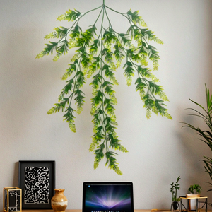 Plantes artificielles vertes d'extérieur, bandes suspendues <span class=keywords><strong>de</strong></span> lavande artificielle pour la décoration <span class=keywords><strong>de</strong></span> fenêtre, <span class=keywords><strong>fleurs</strong></span> <span class=keywords><strong>de</strong></span> <span class=keywords><strong>catalpa</strong></span> éclatantes pour la décoration <span class=keywords><strong>de</strong></span> jardin - Product Image 2