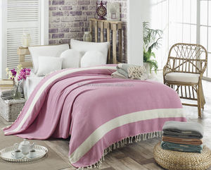 Lidya Turkish Throw Cotton <b>Blanket</b> Variety - Picnic or Beach <b>Blanket</b>, <b>Bed</b> Cover, Multiple Use Classic Collection Throw <b>Blanket</b> - Product Image 5