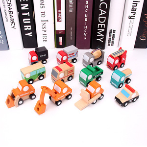 HOYE artisanal en bois, Mini-voiture, hélicoptère, voiture, camion, jouet de Simulation, avion, voiture en bois, modèle d'avion, 10 pièces - Product Image 3