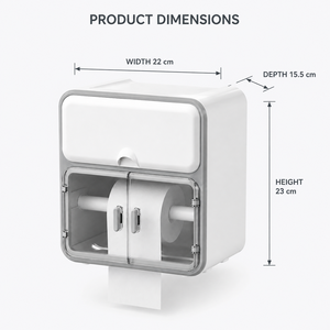 Estantes <span class=keywords><strong>de</strong></span> Baño Modernos <span class=keywords><strong>de</strong></span> Lujo, Portarrollos Doble - Accesorios <span class=keywords><strong>de</strong></span> Baño, Organizador <span class=keywords><strong>de</strong></span> Ducha Montado en Pared sin Taladrar - Product Image 3
