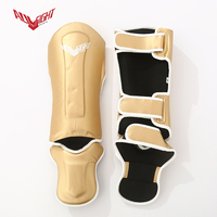 Protège-tibias de combat 2026 ALL FIGHT en PU, écologiques et durables pour la boxe et le MMA – En stock, livraison rapide