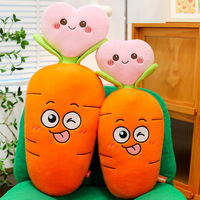 Peluche en forme de fleurs, carottes et radis, mignonne et de dessin animé, vente en gros pour machines à pinces et machines à monnayeur d'arcade
