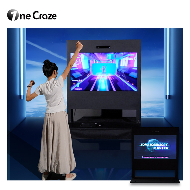 Indoor Amusement Equipment Motion Master Console 3D Video Screen Display AR Interactive Games Plug-and-Play Installation