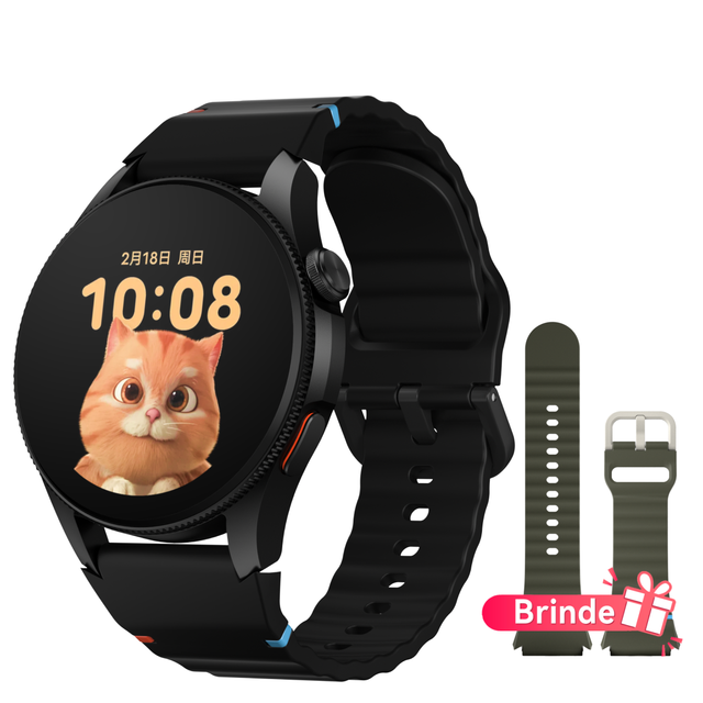 Smartwatch Waterproof 3ATM AMOLED Screen GPS Outdoor Navigation Positioning Sport Tracking Waterproof Altimeter Compass Men