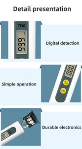 جهاز اختبار المياه pentype لمياه الشرب ، اختبار جودة المياه <span class=keywords><strong>TDS</strong></span> EC tec ، قلم قياس <span class=keywords><strong>TDS</strong></span> PH EC Temp للزراعة المائية - Product Image 6