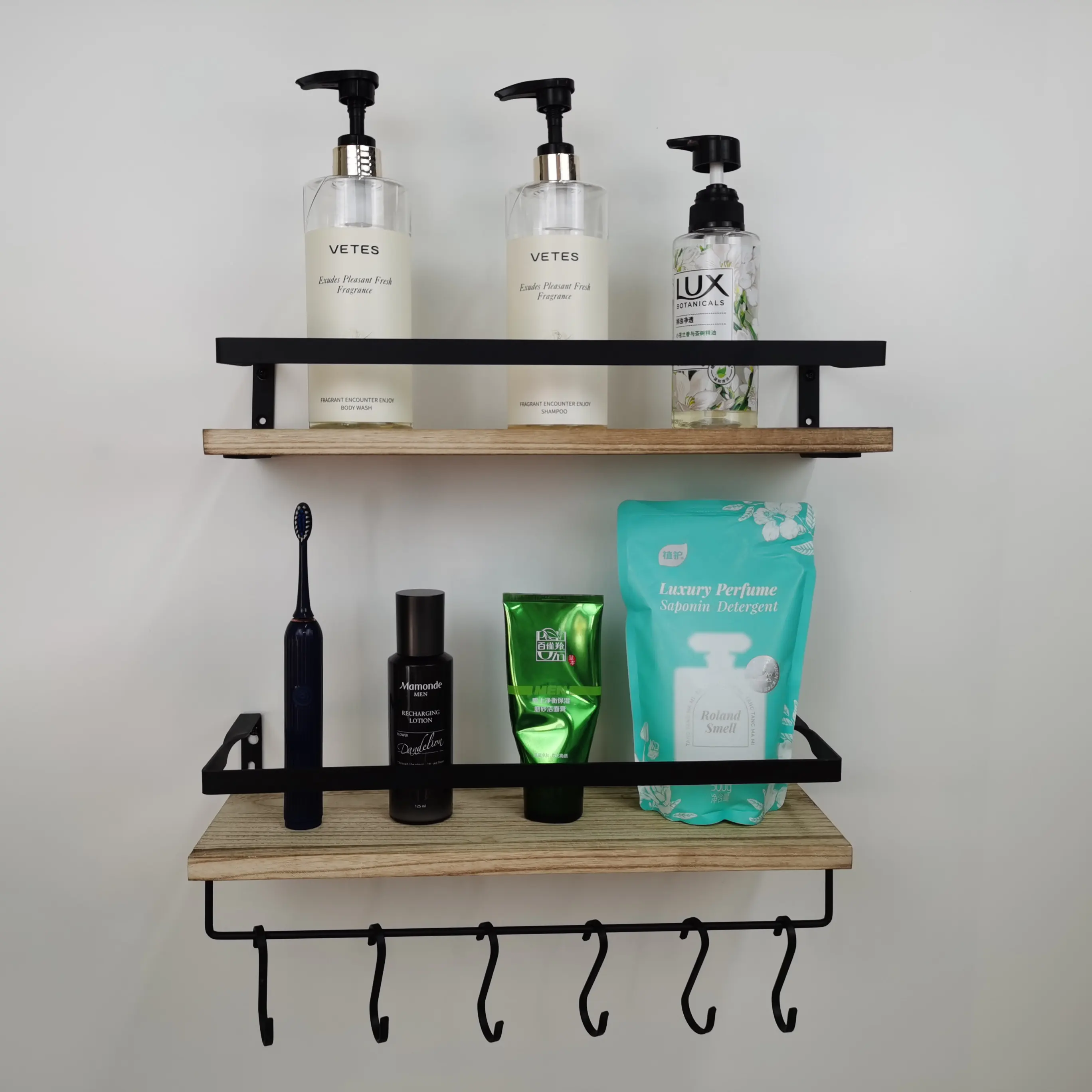 New Design Support Kitchen Rack Product Organizer Wall Mounted Knife Holder Storage Shelf