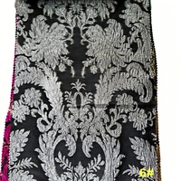 Tissus brocart en polyester métallisé 149 g/m², couleur personnalisée, jacquard teint en fil pour robe, jupe, chemisier