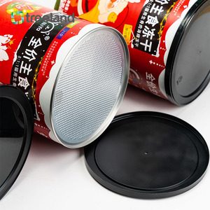 Cấp thực phẩm kín hình trụ Tông tin papertube Composite giấy có thể ghi nhãn vật liệu tái chế Matte cán cho - Product Image 4