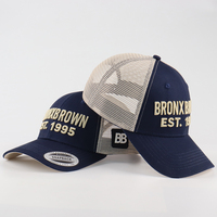 Casquette Trucker OEM personnalisée avec patch en caoutchouc brodé 3D, Performance, Plage, Hip Hop, Courbée, Tendance, Unisexe, Structurée, Réglable