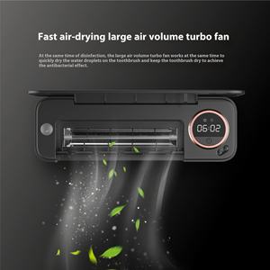 Carepik Bycare Brosse à dents intelligente rechargeable 2 en 1, stérilisateur UV, séchage à l'air, support de rasoir, brosse à dents, écologique - Product Image 3