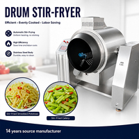 Cuisinière intelligente entièrement automatique, marmite de cuisson commerciale, cuisine de restaurant, robot de cuisson automatique à sauté