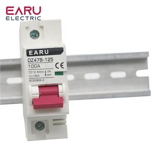 قاطع الدوائر المباشر <span class=keywords><strong>MCB</strong></span> 12 فولت 24 فولت 48 فولت واقي سيارة بطارية DZ47B قطب موجب واكسيد تيار مباشر عازل مفتاح حماية - Product Image 3