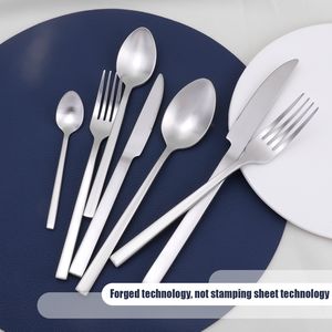 Cubiertos de Acero Inoxidable para Pastel, Cuchillos Plateados, Juego de Cubiertos para Bodas y Restaurantes Modernos - Product Image 5