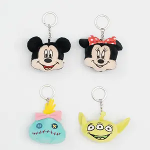 High Quality Customization Factory Kawaii Made Soft Stuffed Toy Plush Filled Keychains