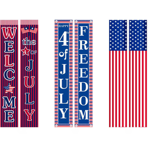Couplets de drapeau personnalisés pour le Festival de la fête de l'enfance américaine le 4 juillet - Product Image 1