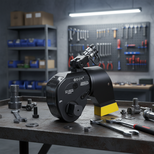 Clé dynamométrique hydraulique HIFORCE à embout carré de 2-1/2 pouces (alliage Al-Ti) 20MXTA 2666-26664 Nm, métrique, qualité industrielle, pour écrous de 55-165 mm - Product Image 5