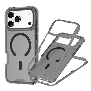 Grossistes en ligne 3 en 1 360 pour <span class=keywords><strong>iPhone</strong></span> 16 Pro Max Étui magnétique intégral pour Samsung S25 Ultra Étui de protection intégral 360 - Product Image 1